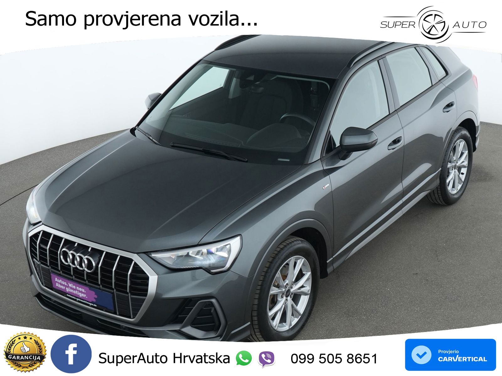 Audi Q3 40 TDI (200 KS) quattro S tronic S line LED+GR SJED+ACC