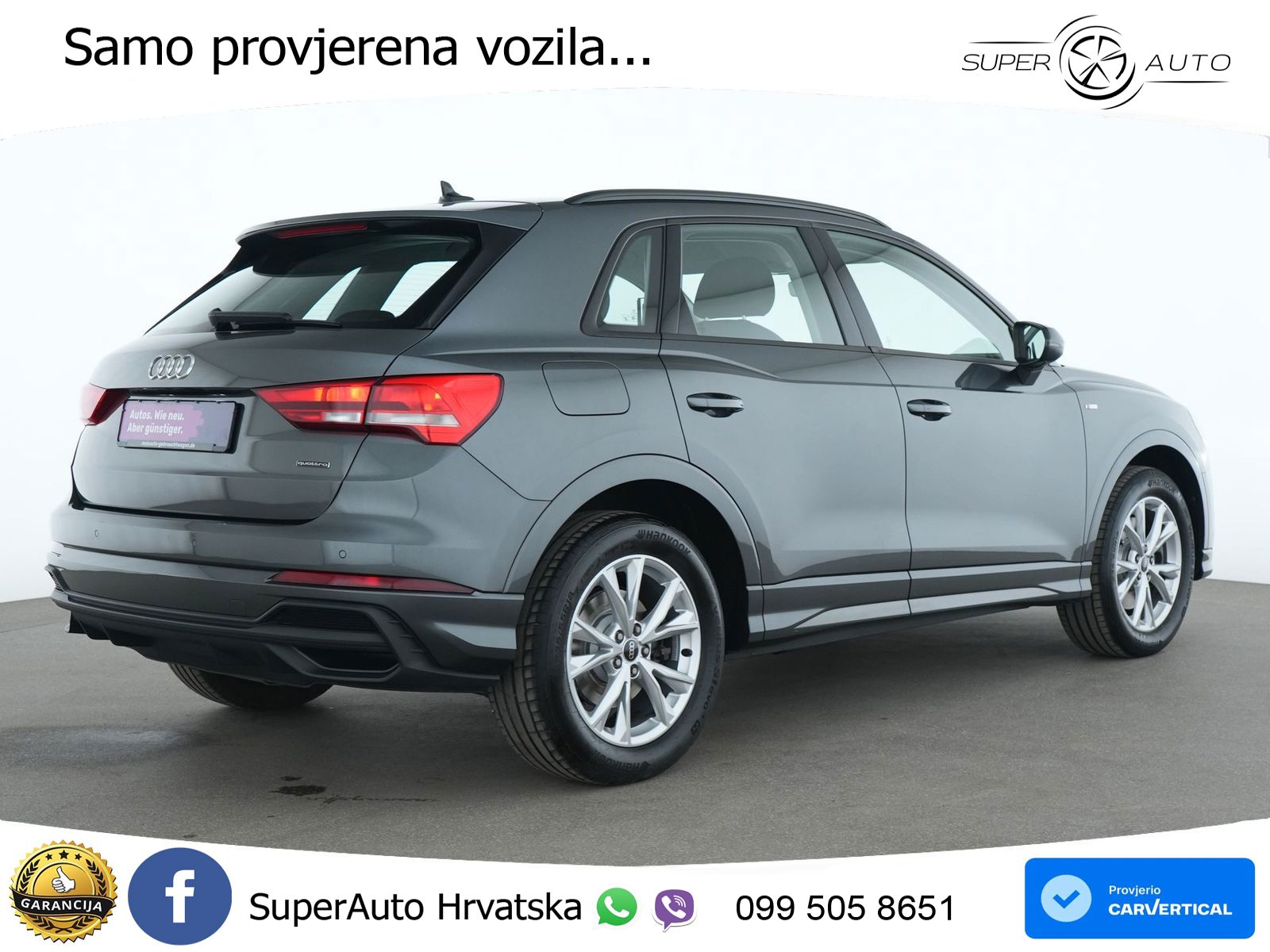 Audi Q3 40 TDI (200 KS) quattro S tronic S line LED+GR SJED+ACC