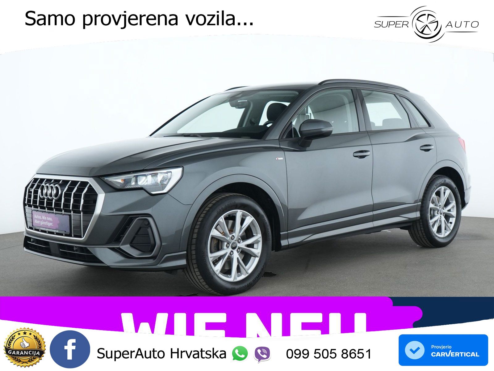 Audi Q3 40 TDI (200 KS) quattro S tronic S line LED+GR SJED+ACC