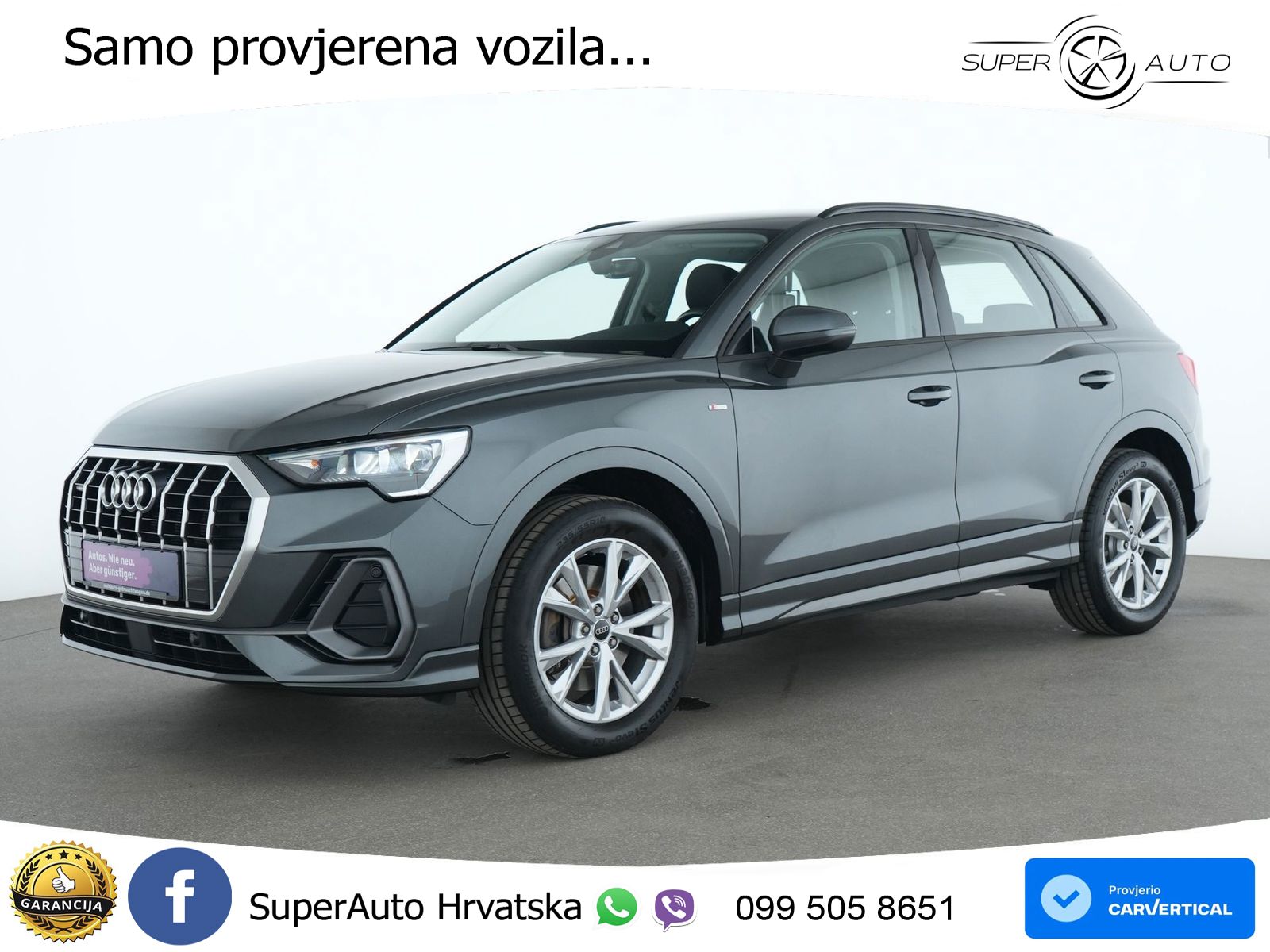Audi Q3 40 TDI (200 KS) quattro S tronic S line LED+GR SJED+ACC