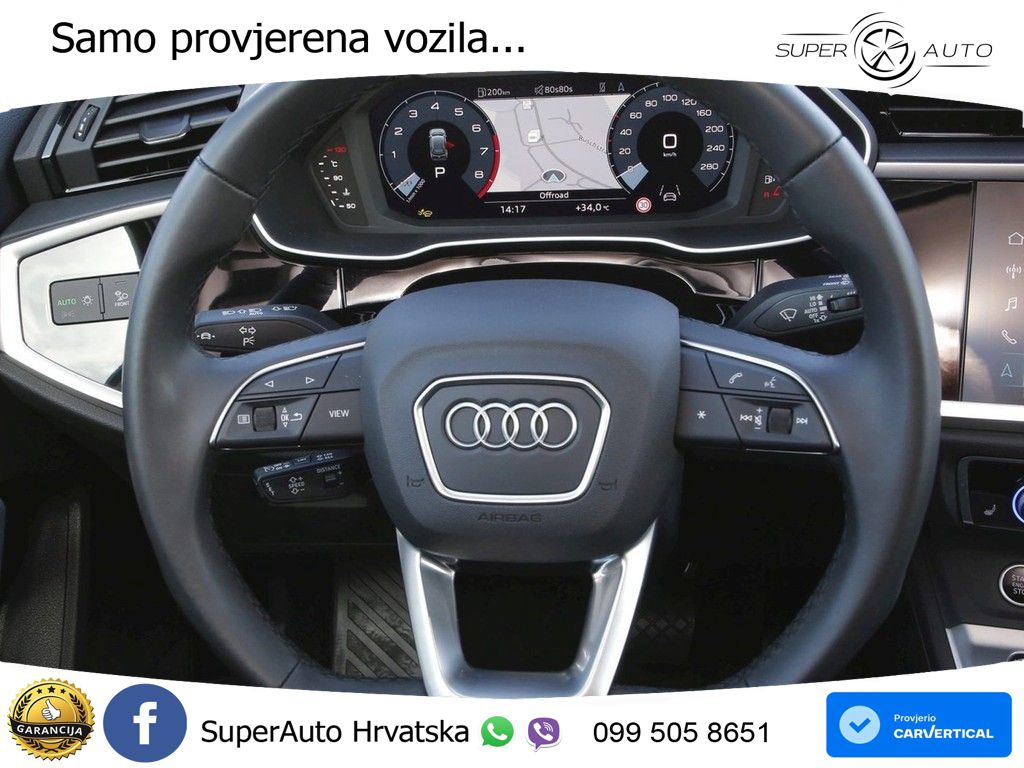 Audi Q3 35 TFSI (150 KS) S tronic advanced LED+GR SJED+ACC