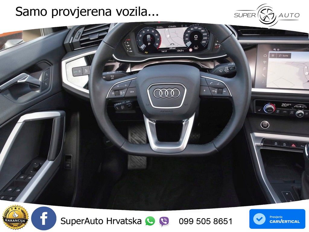 Audi Q3 35 TFSI (150 KS) S tronic advanced LED+GR SJED+ACC