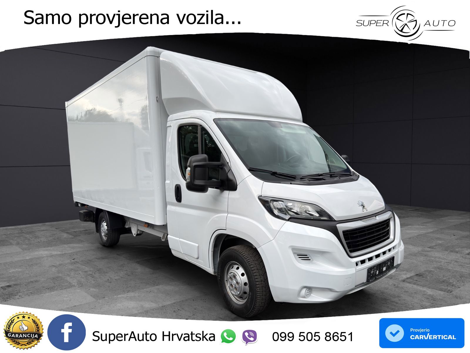 Peugeot Boxer Koffer Ladebordwand Klima Tempomat*88 Tkm* 165 KS