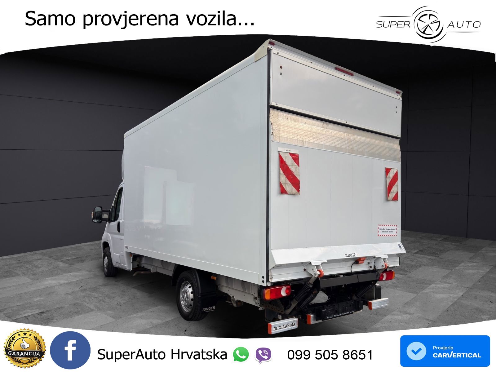 Peugeot Boxer Koffer Ladebordwand Klima Tempomat*88 Tkm* 165 KS