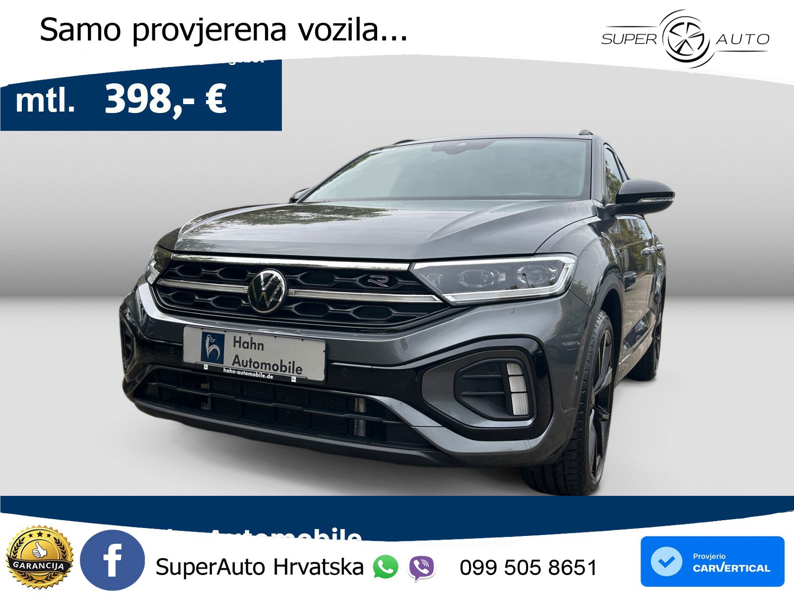 Volkswagen T-Roc 1.5 TSI (150 KS) DSG LED+GR SJED+ACC