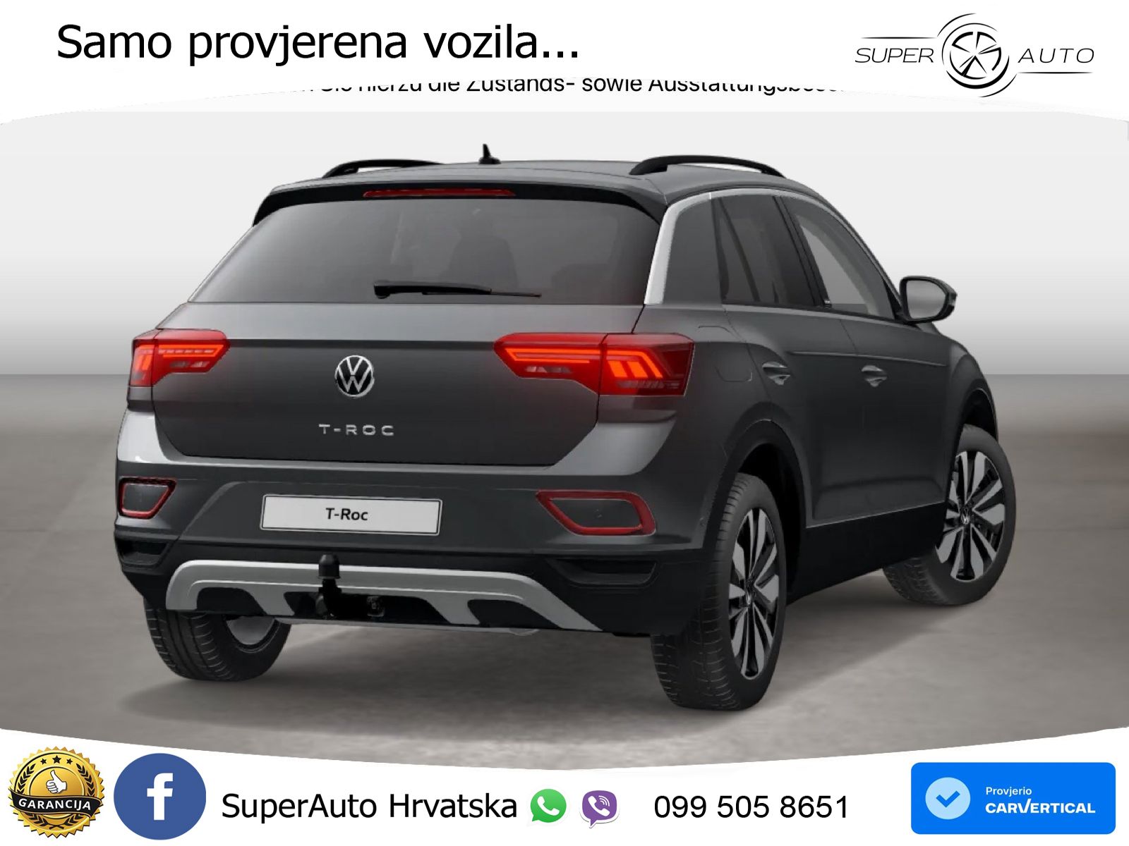 Volkswagen T-Roc 2.0 TDI (150 KS) DSG LED+GR SJED+ACC