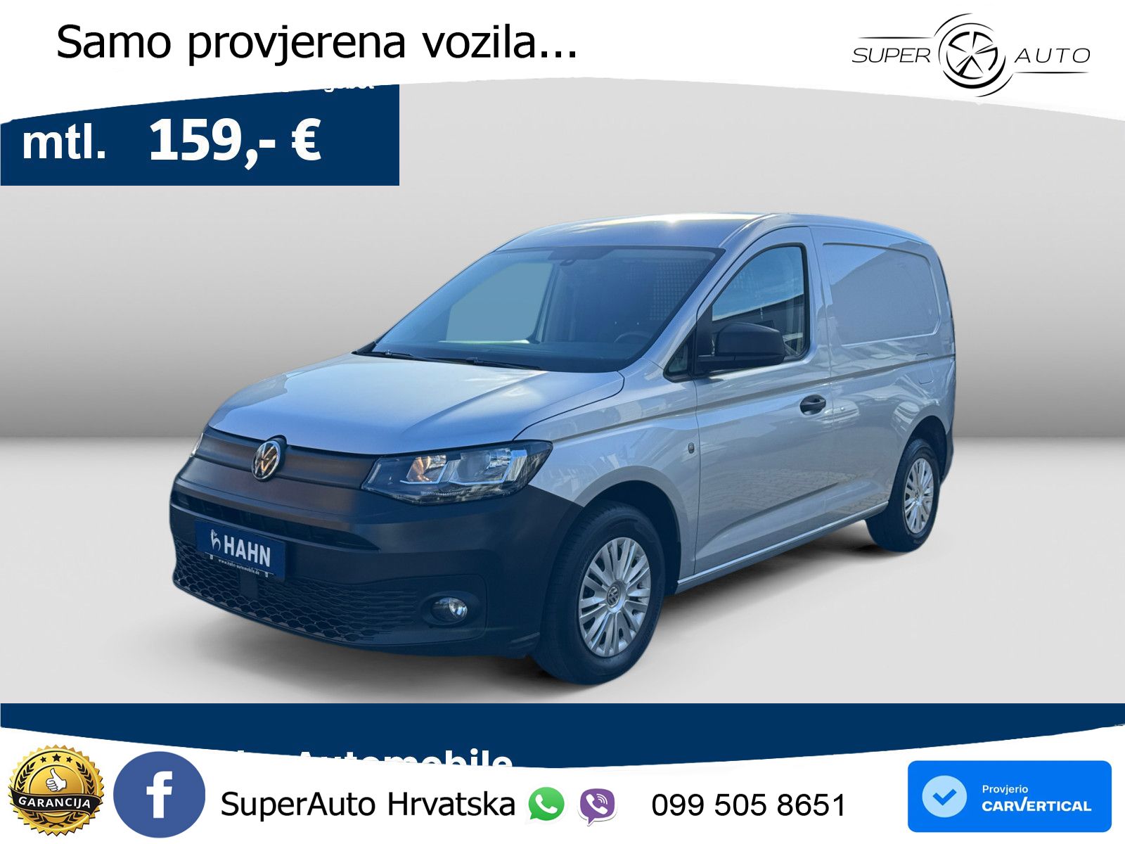 Volkswagen Caddy Cargo 2.0l TD 55kW EcoProfi AHK RADIO 75 KS