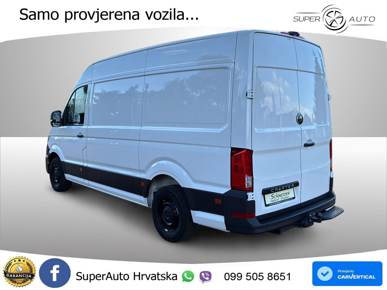 Volkswagen CRAFTER KASTEN 35 2.0 TDI FWD AZV+LED+CAM 140 KS