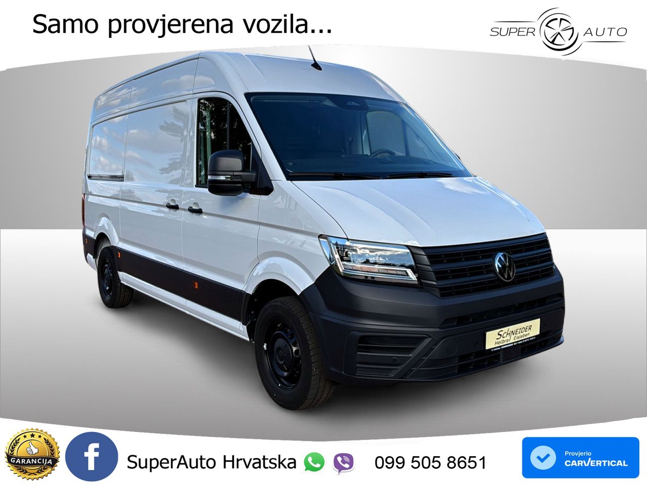 Volkswagen CRAFTER KASTEN 35 2.0 TDI FWD AZV+LED+CAM 140 KS