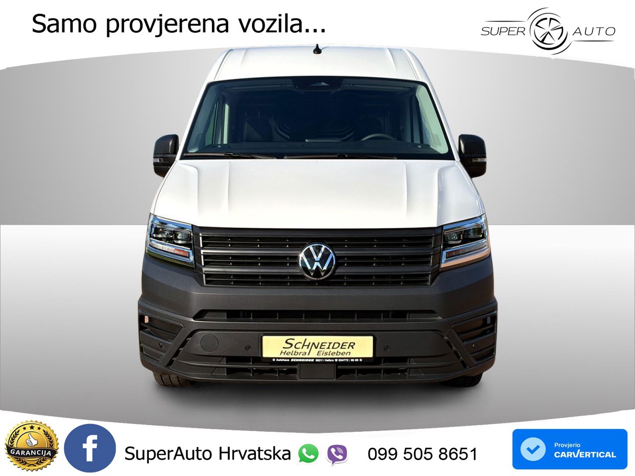 Volkswagen CRAFTER KASTEN 35 2.0 TDI FWD AZV+LED+CAM 140 KS