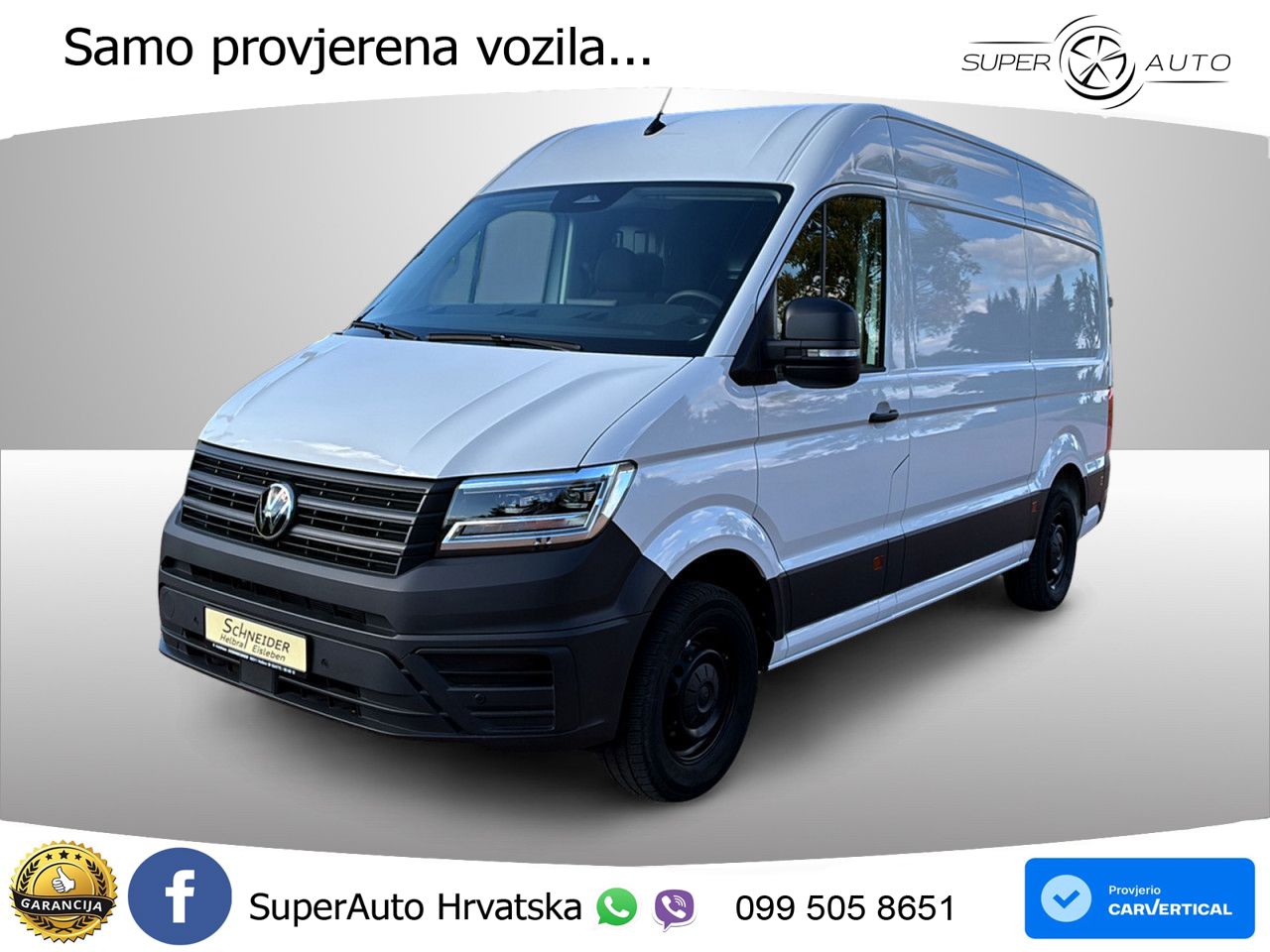 Volkswagen CRAFTER KASTEN 35 2.0 TDI FWD AZV+LED+CAM 140 KS