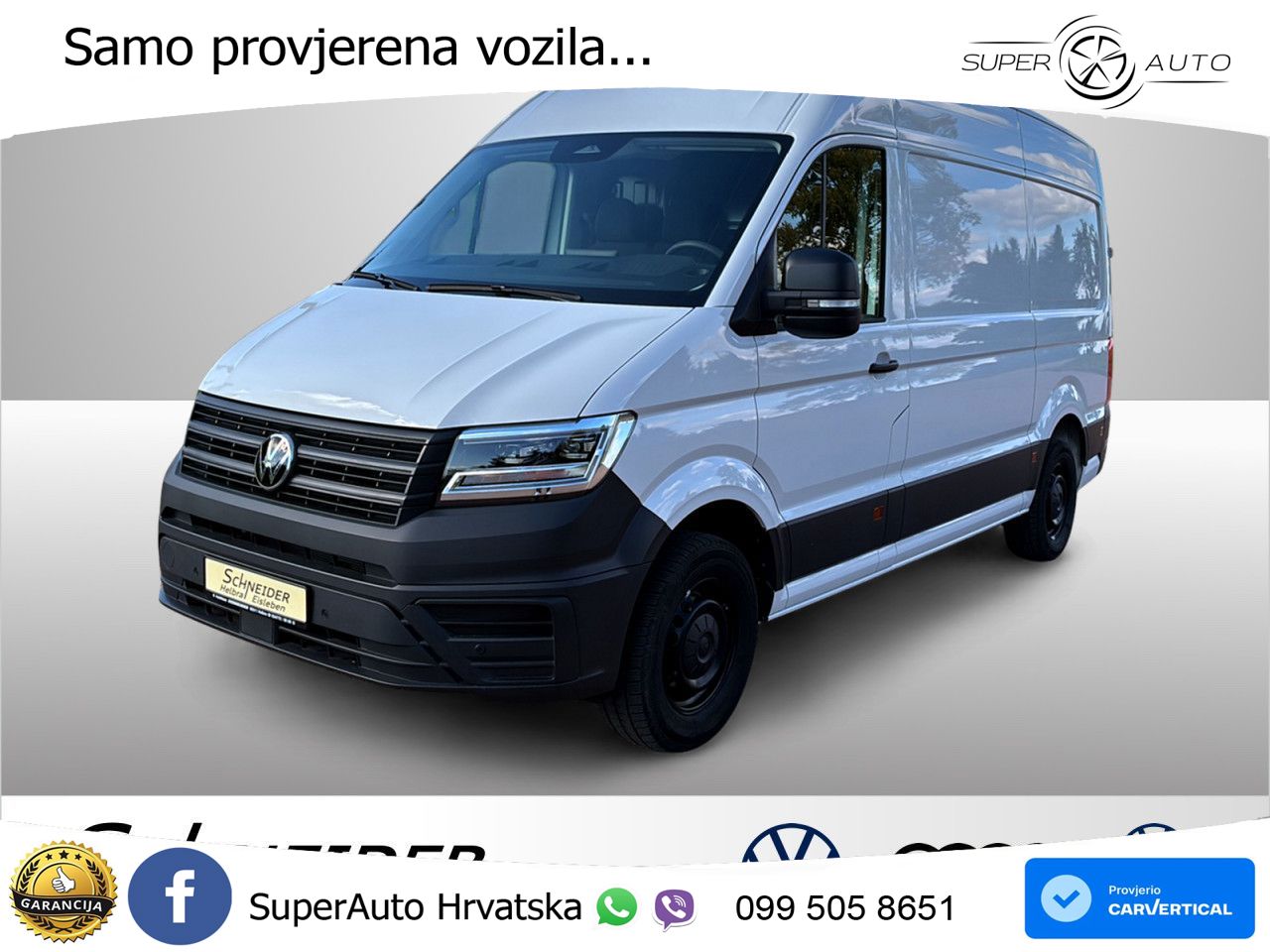 Volkswagen CRAFTER KASTEN 35 2.0 TDI FWD AZV+LED+CAM 140 KS