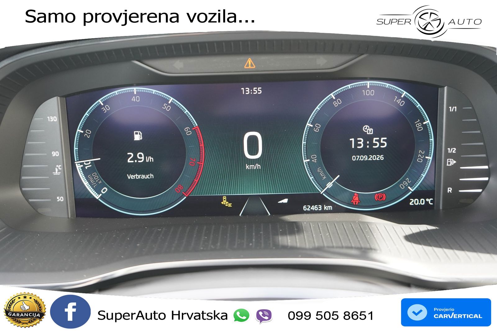 Škoda Octavia Combi 1.5 TSI (150 KS) LED+GR SJED+ACC