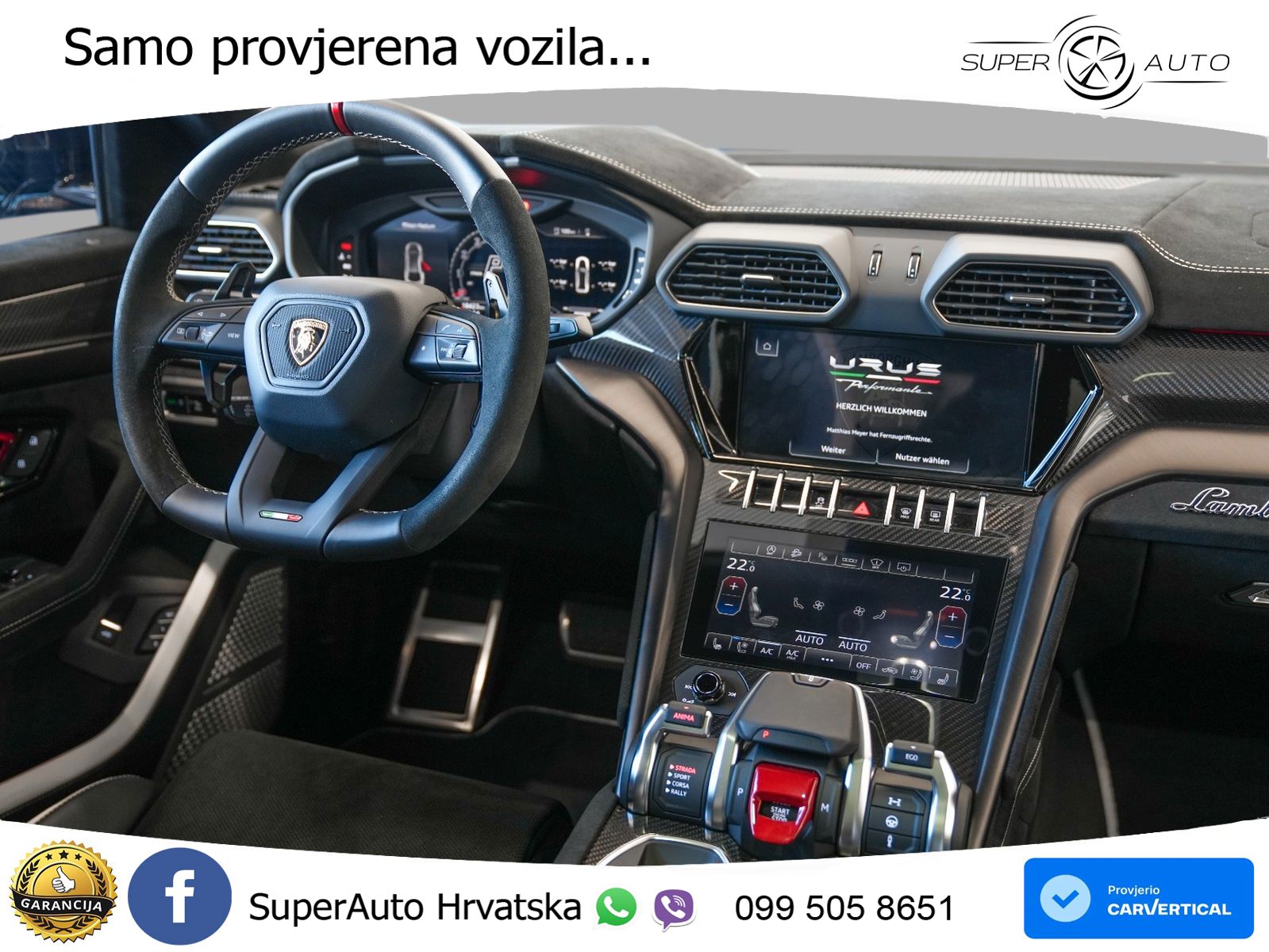 Lamborghini Urus S 4.0 V8 (666 KS) 4WD Automatic LED+GR SJED+ACC