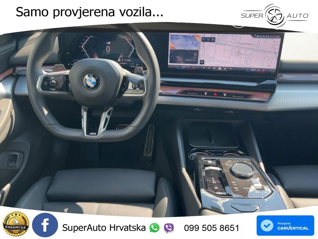 BMW 520i (208 KS) Steptronic M Sport LED+GR SJED+ACC