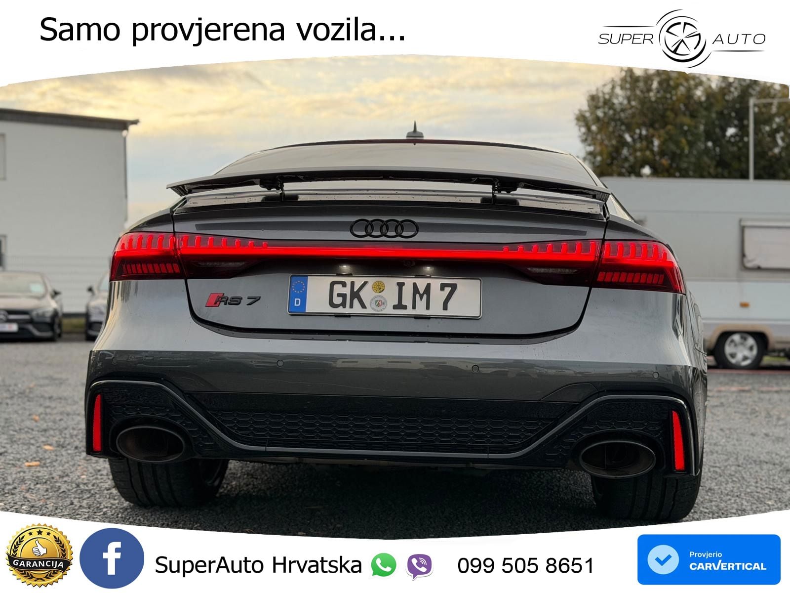 Audi RS7 4.0 TFSI V8 (600 KS) quattro tiptronic LED+GR SJED+ACC