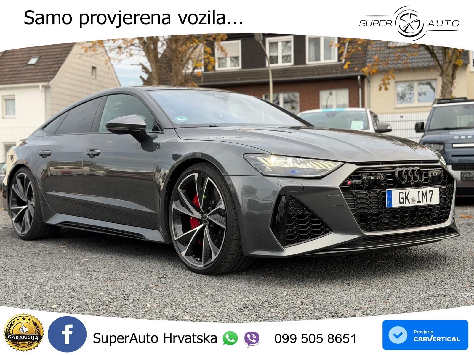 Audi RS7 4.0 TFSI V8 (600 KS) quattro tiptronic LED+GR SJED+ACC