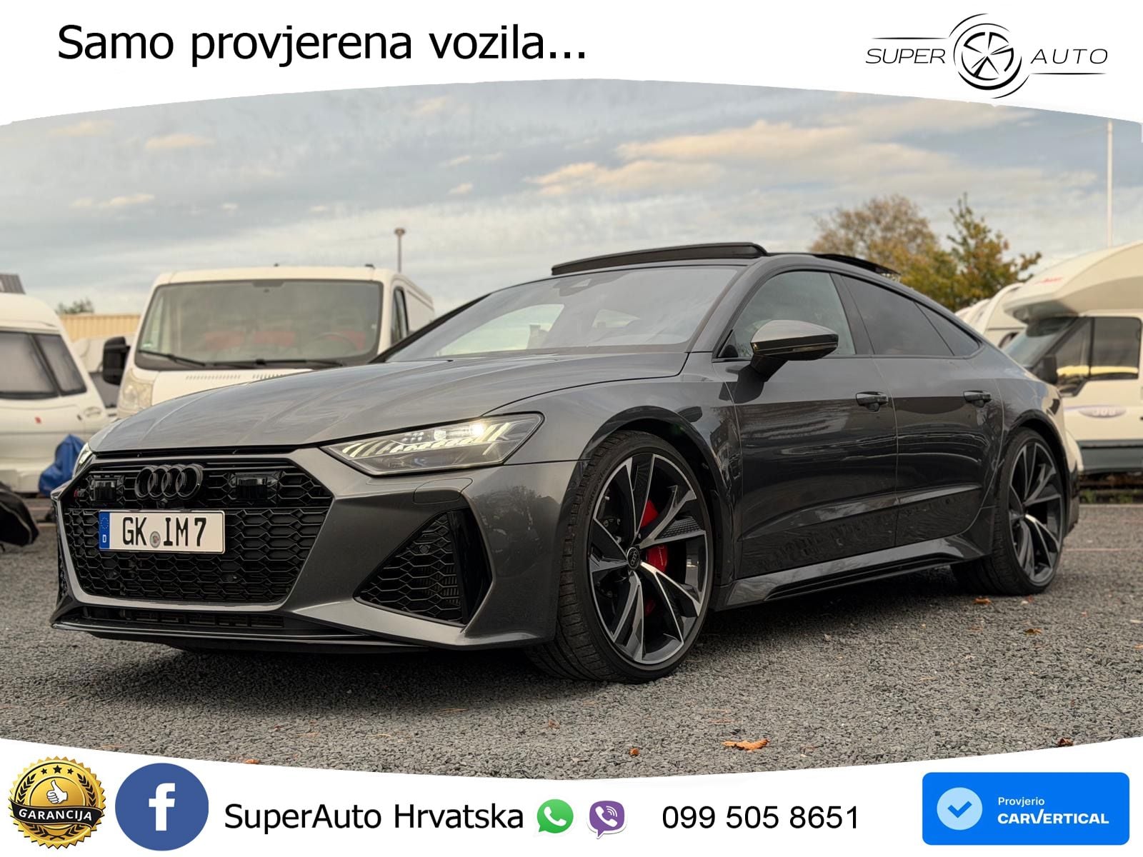 Audi RS7 4.0 TFSI V8 (600 KS) quattro tiptronic LED+GR SJED+ACC