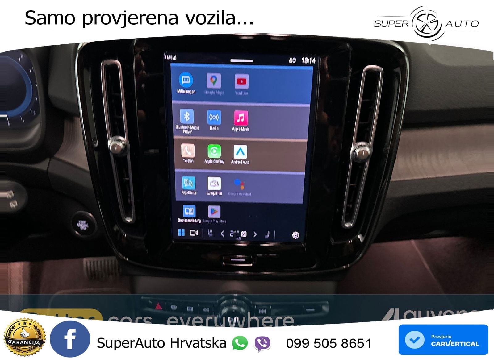 Volvo XC40 2.0 B3 163 KS Automatic LED+GR SJED+ACC