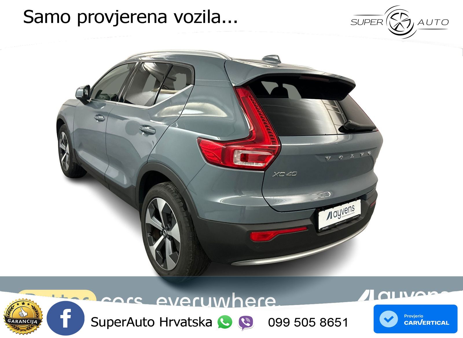 Volvo XC40 2.0 B3 163 KS Automatic LED+GR SJED+ACC