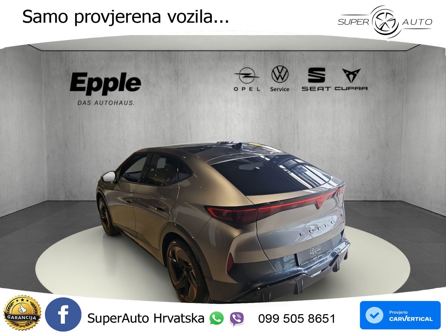 Cupra Tavascan 82 kWh (340 KS)  4WD VZ MATRIX+GR SJED+KAM