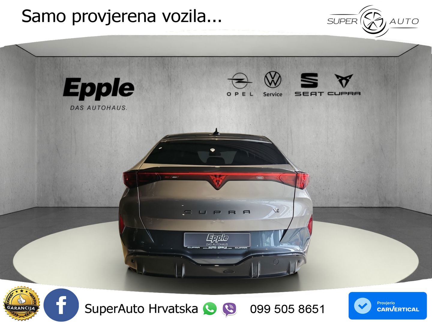 Cupra Tavascan 82 kWh (340 KS)  4WD VZ MATRIX+GR SJED+KAM