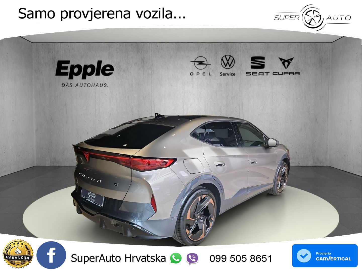 Cupra Tavascan 82 kWh (340 KS)  4WD VZ MATRIX+GR SJED+KAM