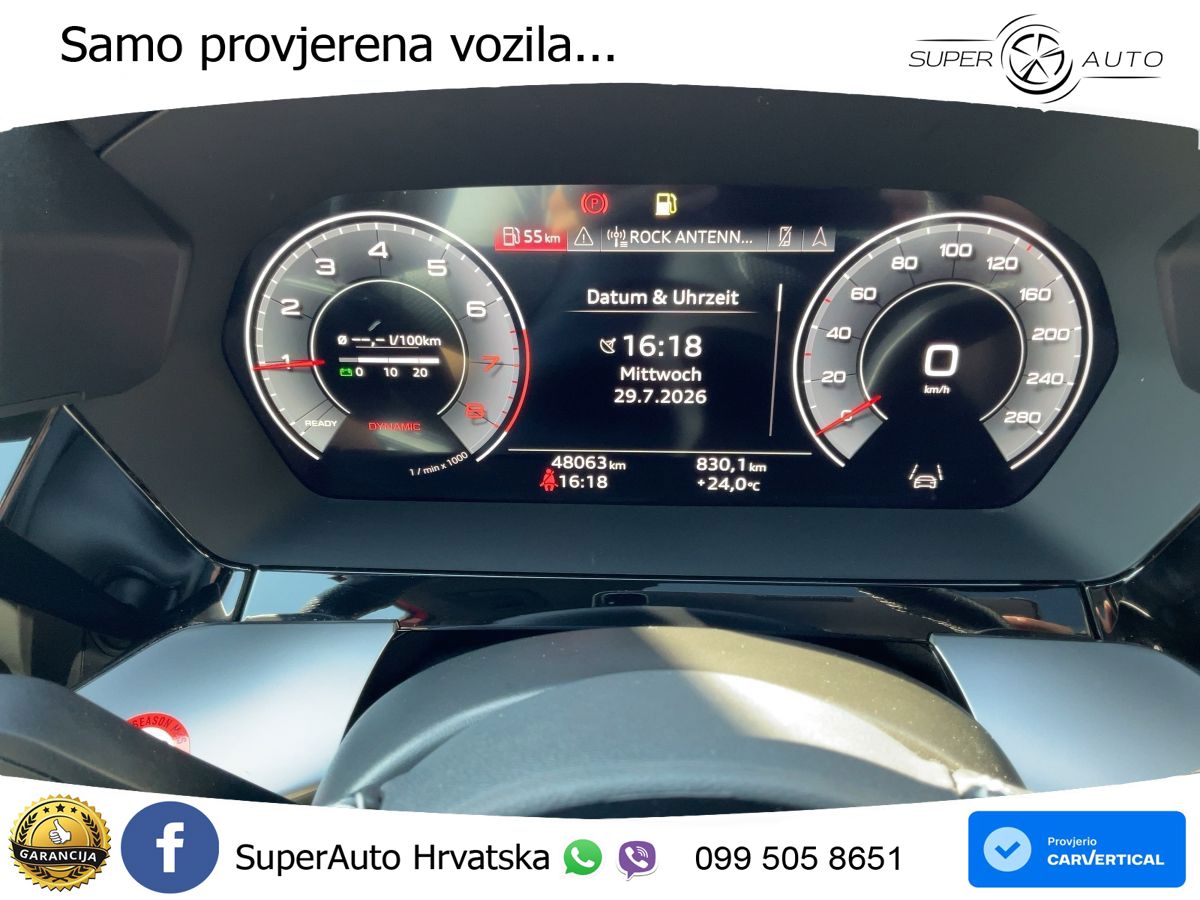 Audi A3 35 TFSI (150 KS) S line MATRIX+GR SJED+KAM