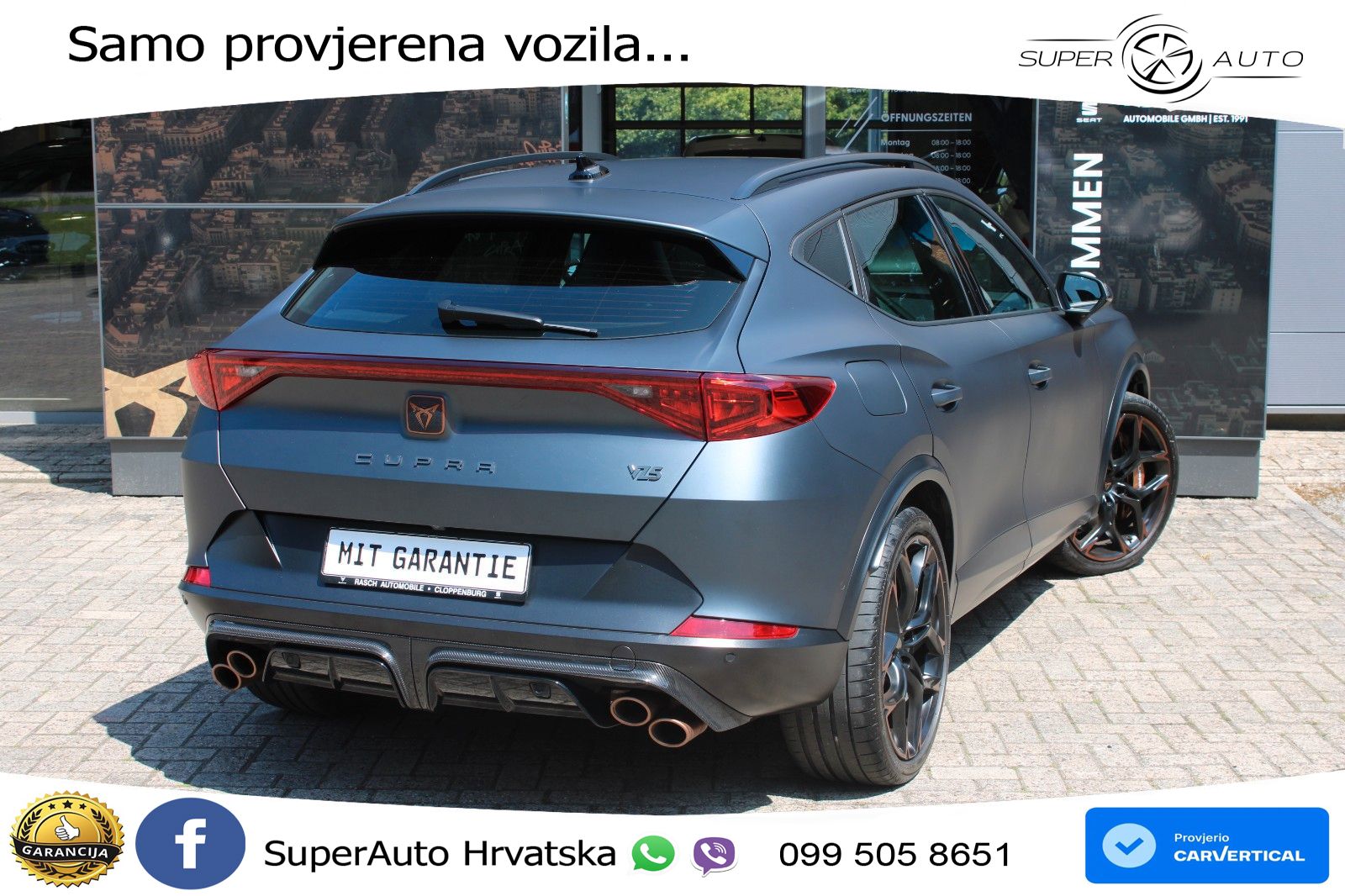 Cupra Formentor VZ5 2.5 TSI (390 KS) 4Drive DSG LED+GR SJED+ACC