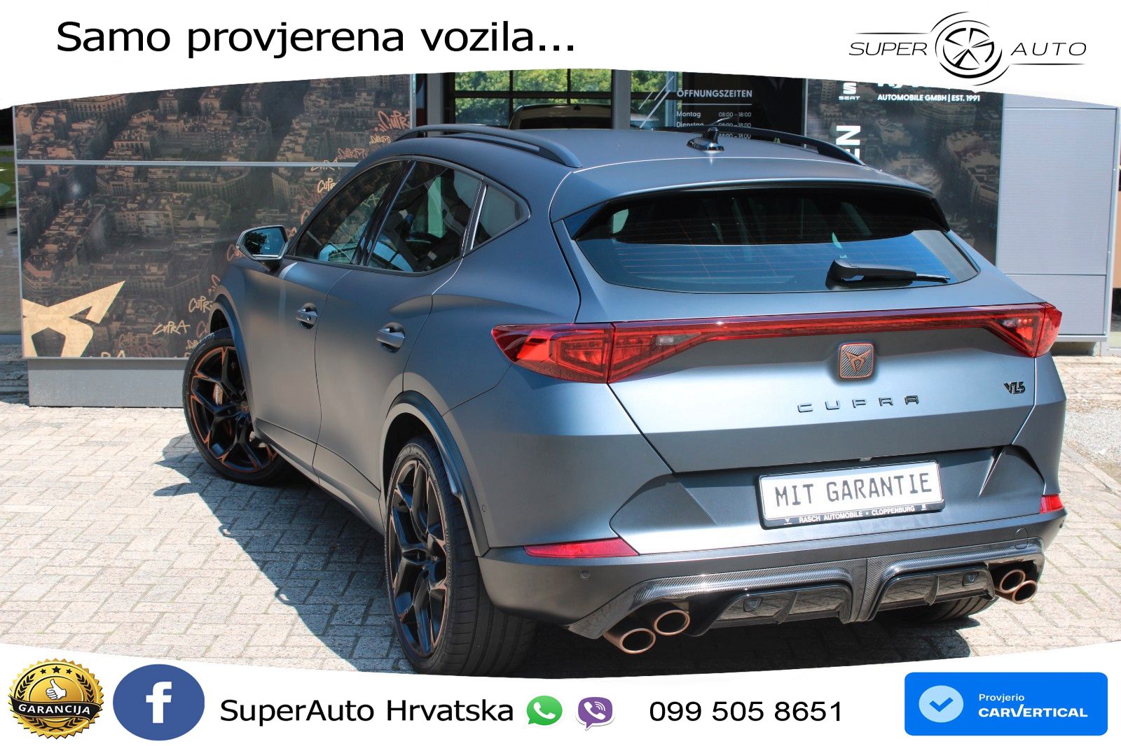 Cupra Formentor VZ5 2.5 TSI (390 KS) 4Drive DSG LED+GR SJED+ACC