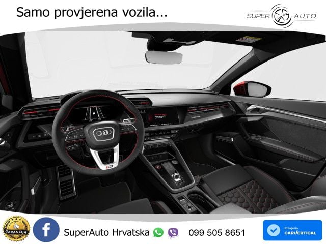 Audi RS3 Sedan 2.5 TFSI (400 KS) quattro S tronic LED+GR SJED+ACC