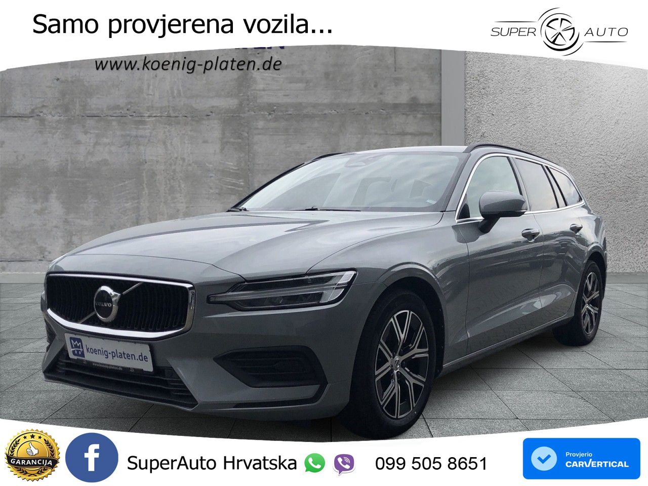 Volvo V60 2.0 B3 DCT LED+GR SJED+ACC
