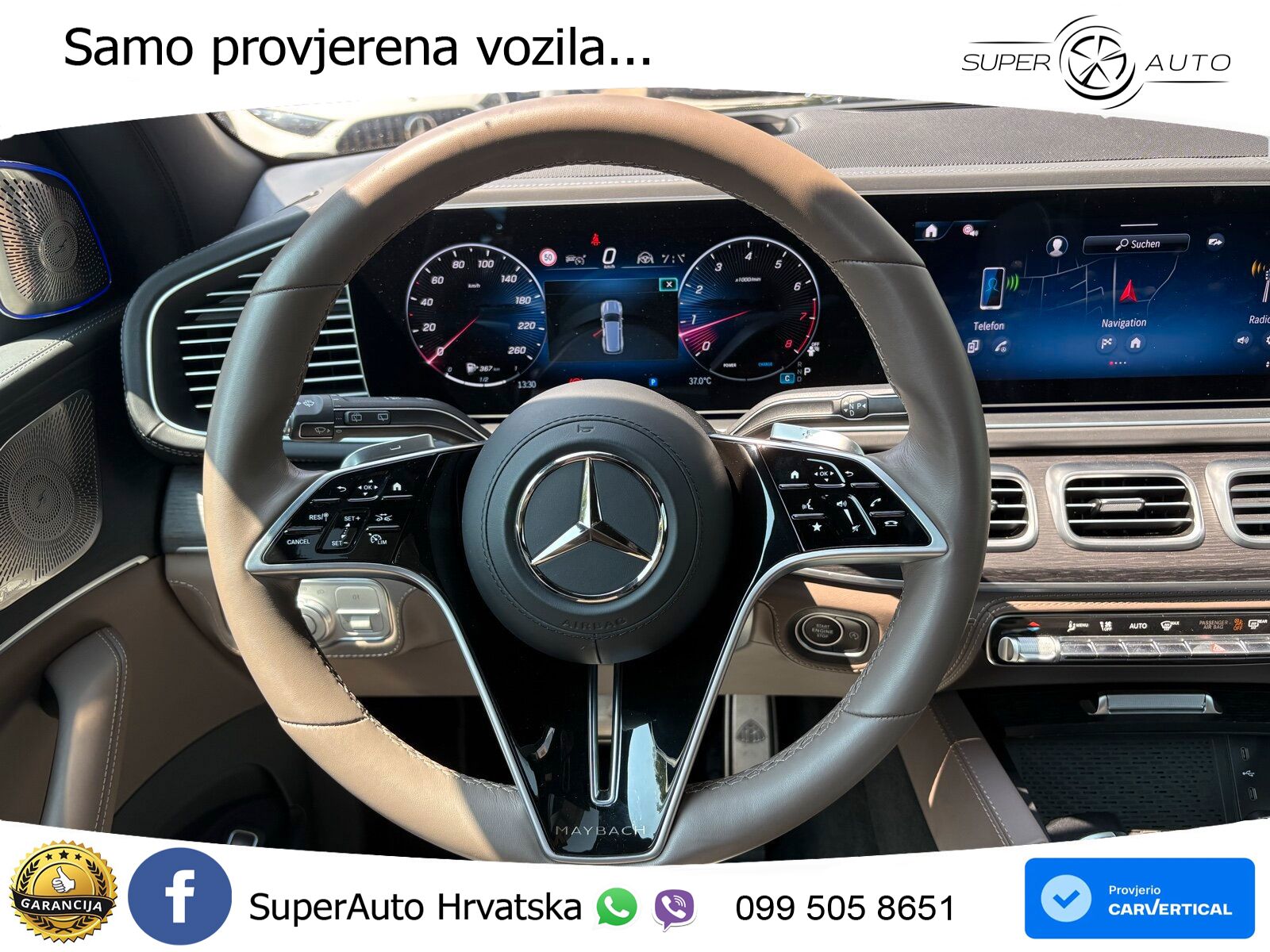 Mercedes Maybach GLS 600 V8 (557 KS) EQ Boost 4MATIC 9G-TRONIC ACC+HEAD+4xGR SJED+360+PANO