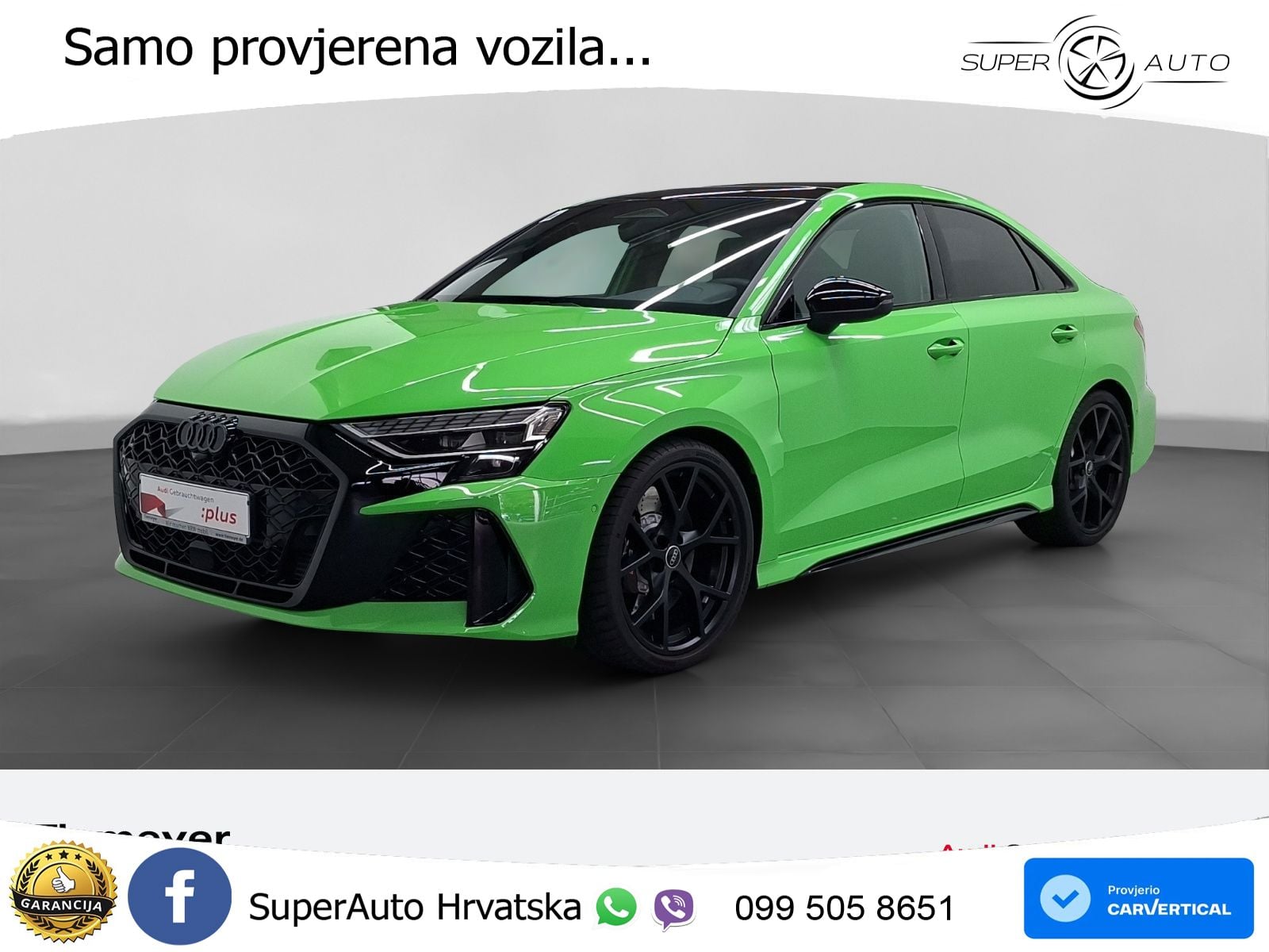 Audi RS3 Sedan 2.5 TFSI (400 KS) quattro S tronic
