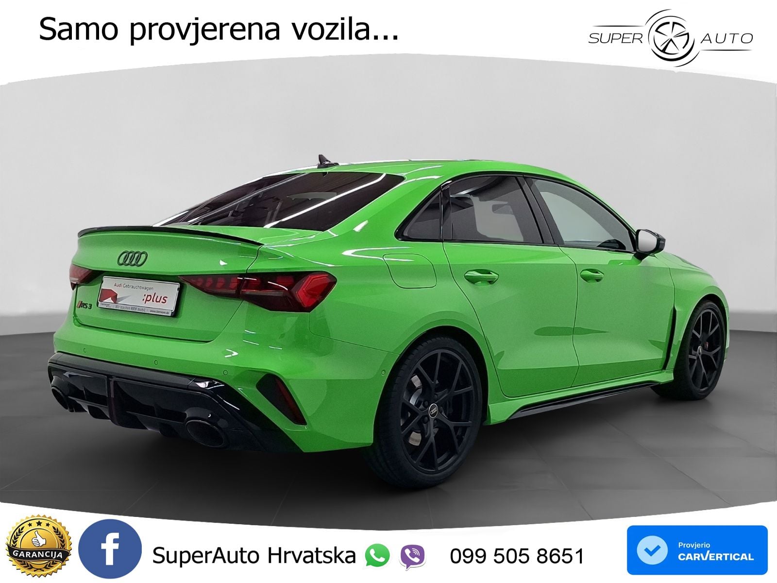 Audi RS3 Sedan 2.5 TFSI (400 KS) quattro S tronic