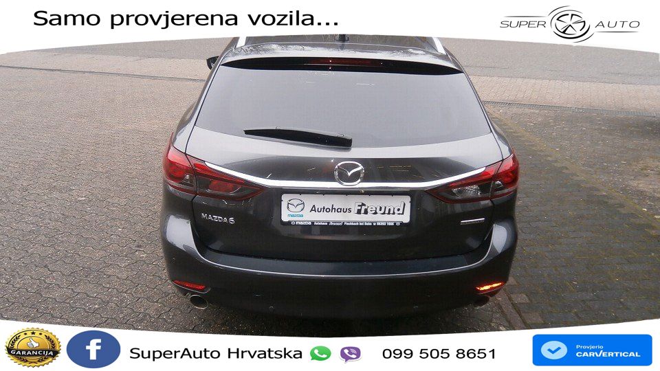 Mazda 6 Sport Combi 2.5 SKYACTIV-G (194 KS) SKYACTIV-Drive LED+GR SJED+ACC