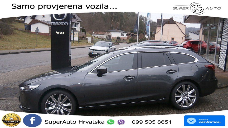 Mazda 6 Sport Combi 2.5 SKYACTIV-G (194 KS) SKYACTIV-Drive LED+GR SJED+ACC