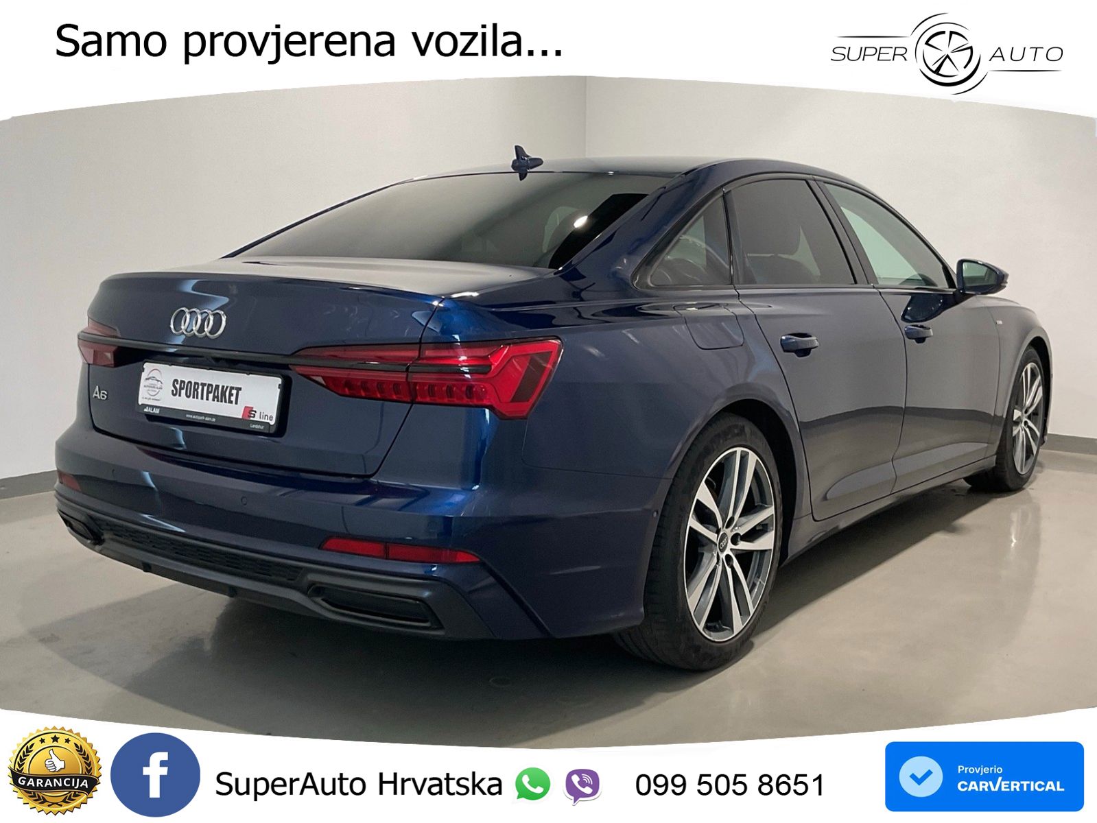 Audi A6 40 TDI (204 KS) S tronic S line LED+GR SJED+ACC