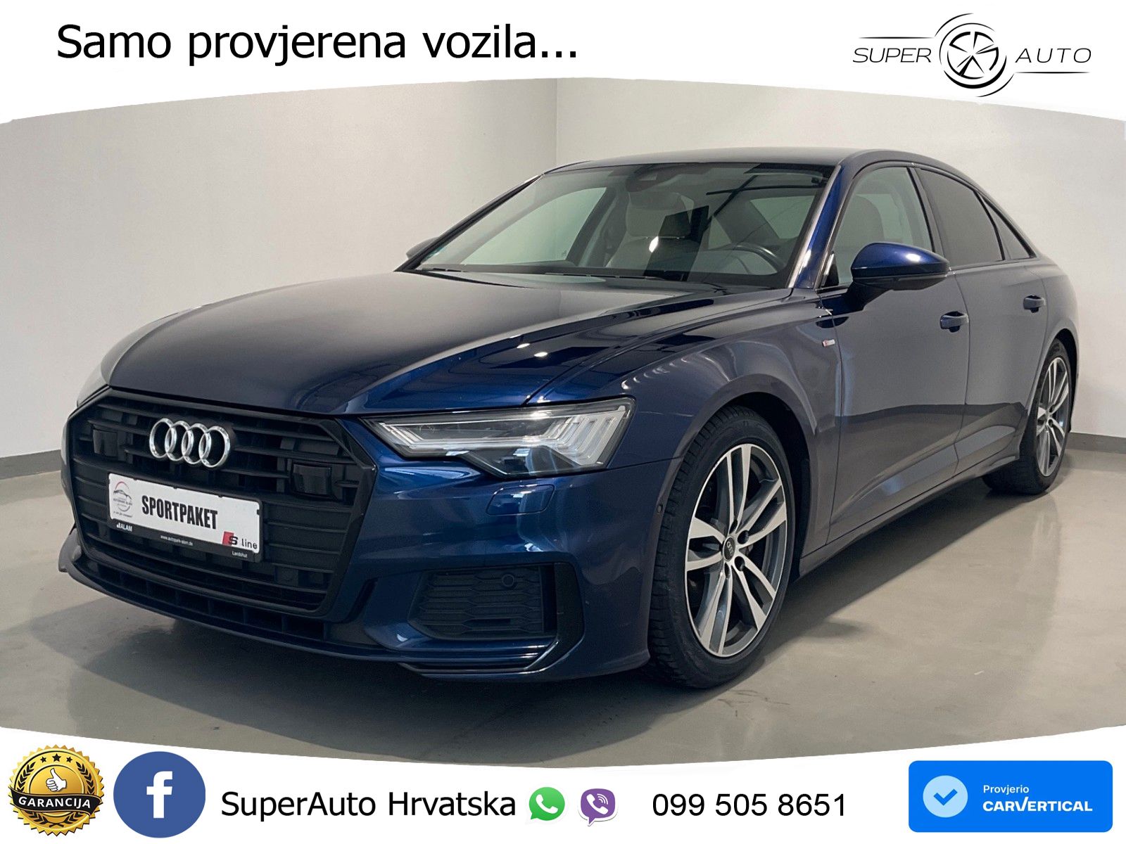 Audi A6 40 TDI (204 KS) S tronic S line LED+GR SJED+ACC