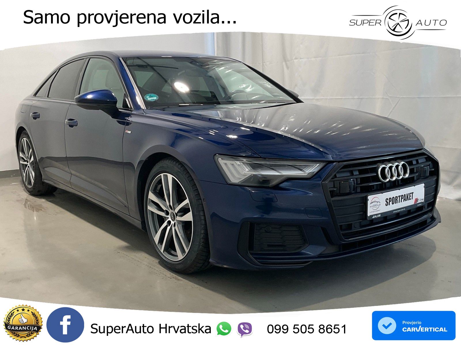 Audi A6 40 TDI (204 KS) S tronic S line LED+GR SJED+ACC