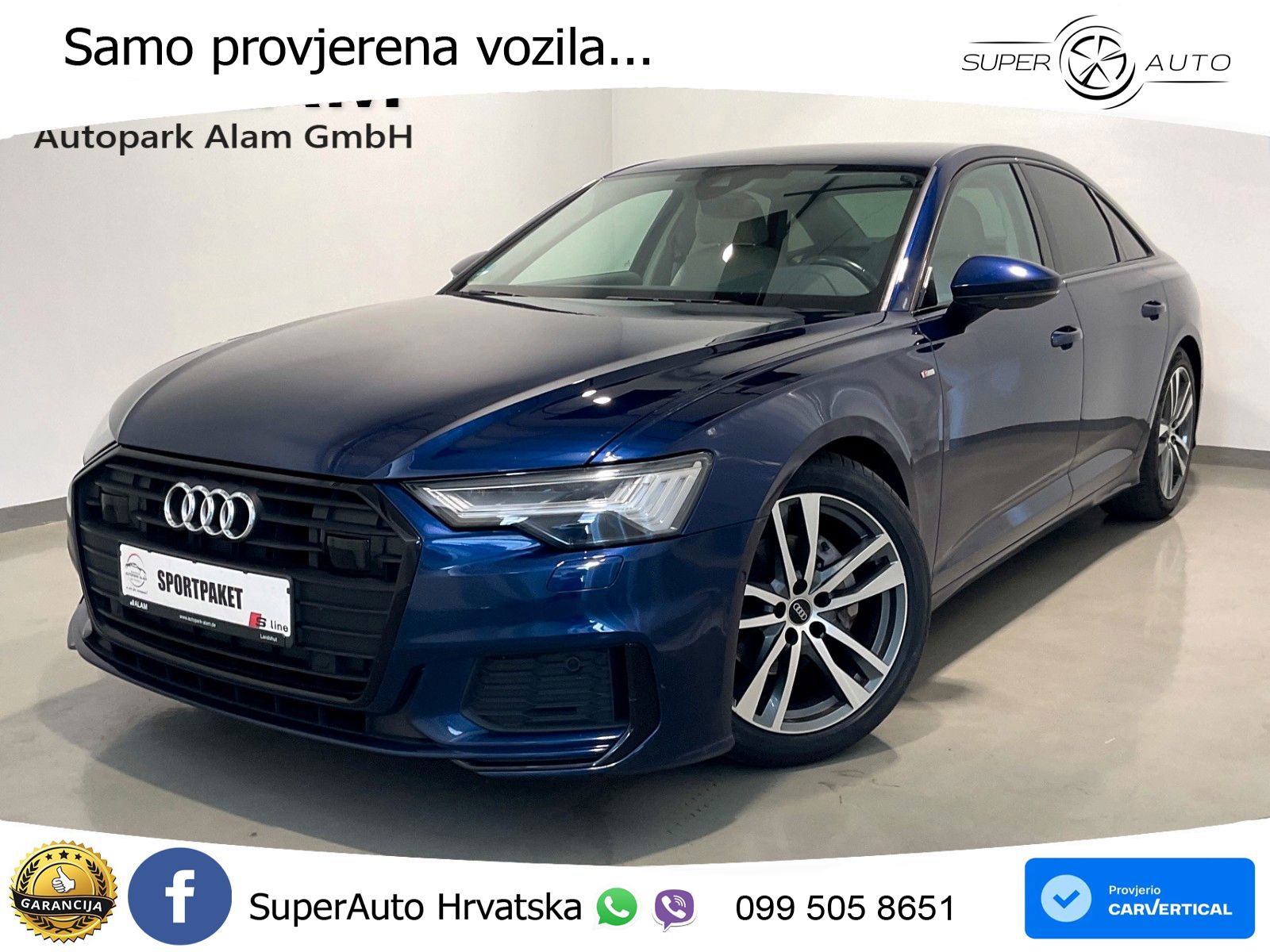 Audi A6 40 TDI (204 KS) S tronic S line LED+GR SJED+ACC