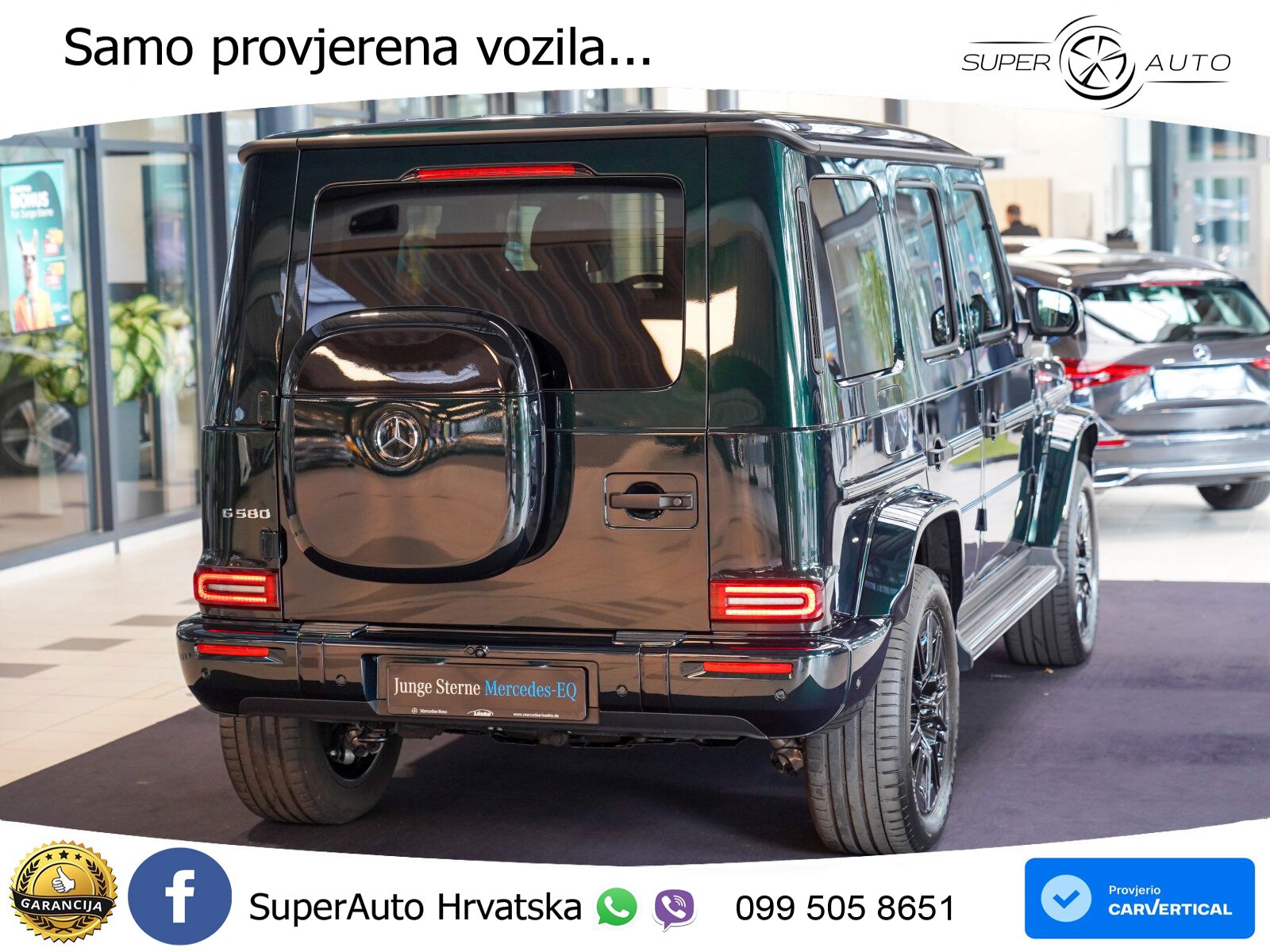 Mercedes G 580 EQ Long 116 kWh (587 KS) 4MATIC Superior LED+ACC