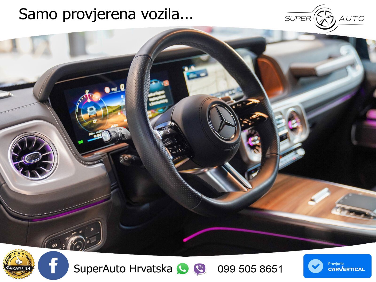 Mercedes G 580 EQ Long 116 kWh (587 KS) 4MATIC Superior LED+ACC