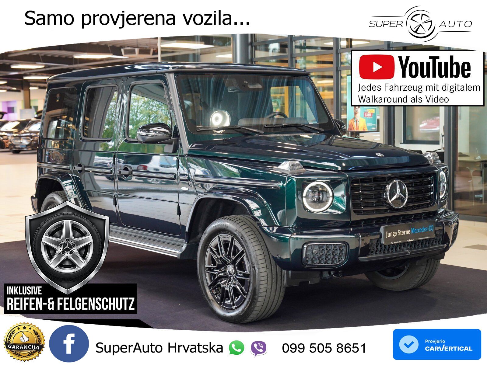 Mercedes G 580 EQ Long 116 kWh (587 KS) 4MATIC Superior LED+ACC