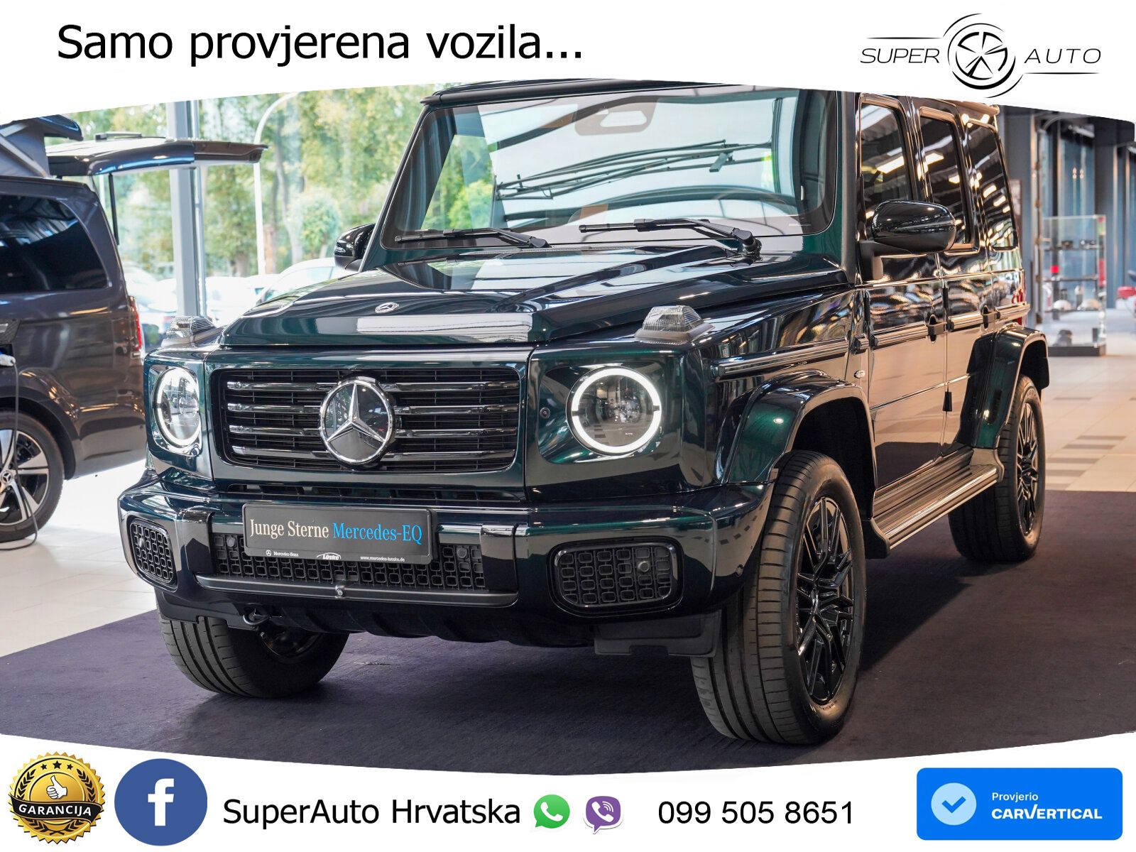 Mercedes G 580 EQ Long 116 kWh (587 KS) 4MATIC Superior LED+ACC