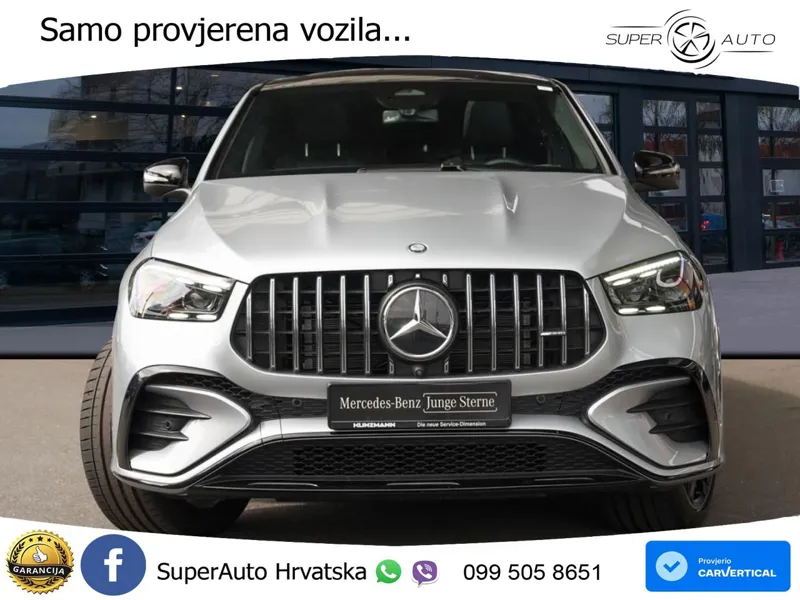 Mercedes AMG GLE Coupe 53 (435 KS) EQ Boost 4MATIC+ AMG SPEEDSHIFT TCT 9G ACC+HEAD+4xGR SJED+360+PANO