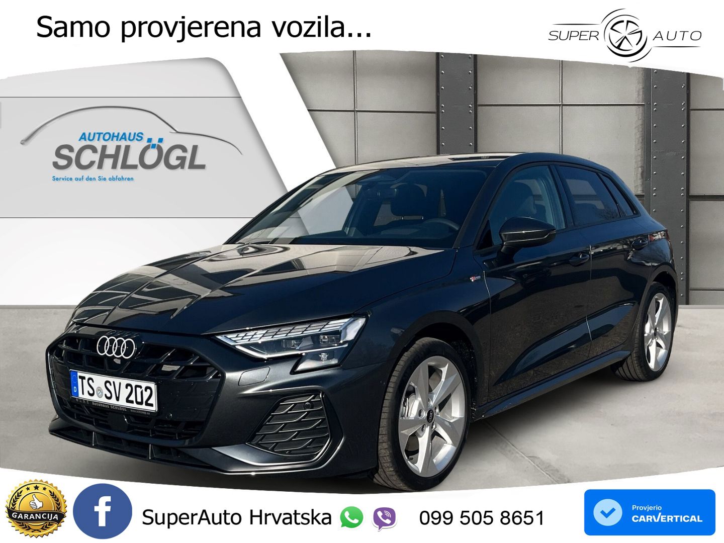 Audi A3 Sportback 40 TFSI (204 KS) quattro S tronic S line