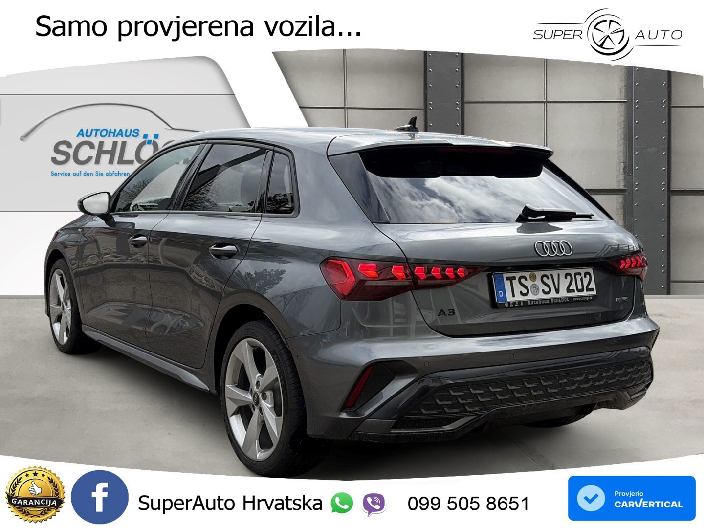 Audi A3 Sportback 40 TFSI (204 KS) quattro S tronic S line