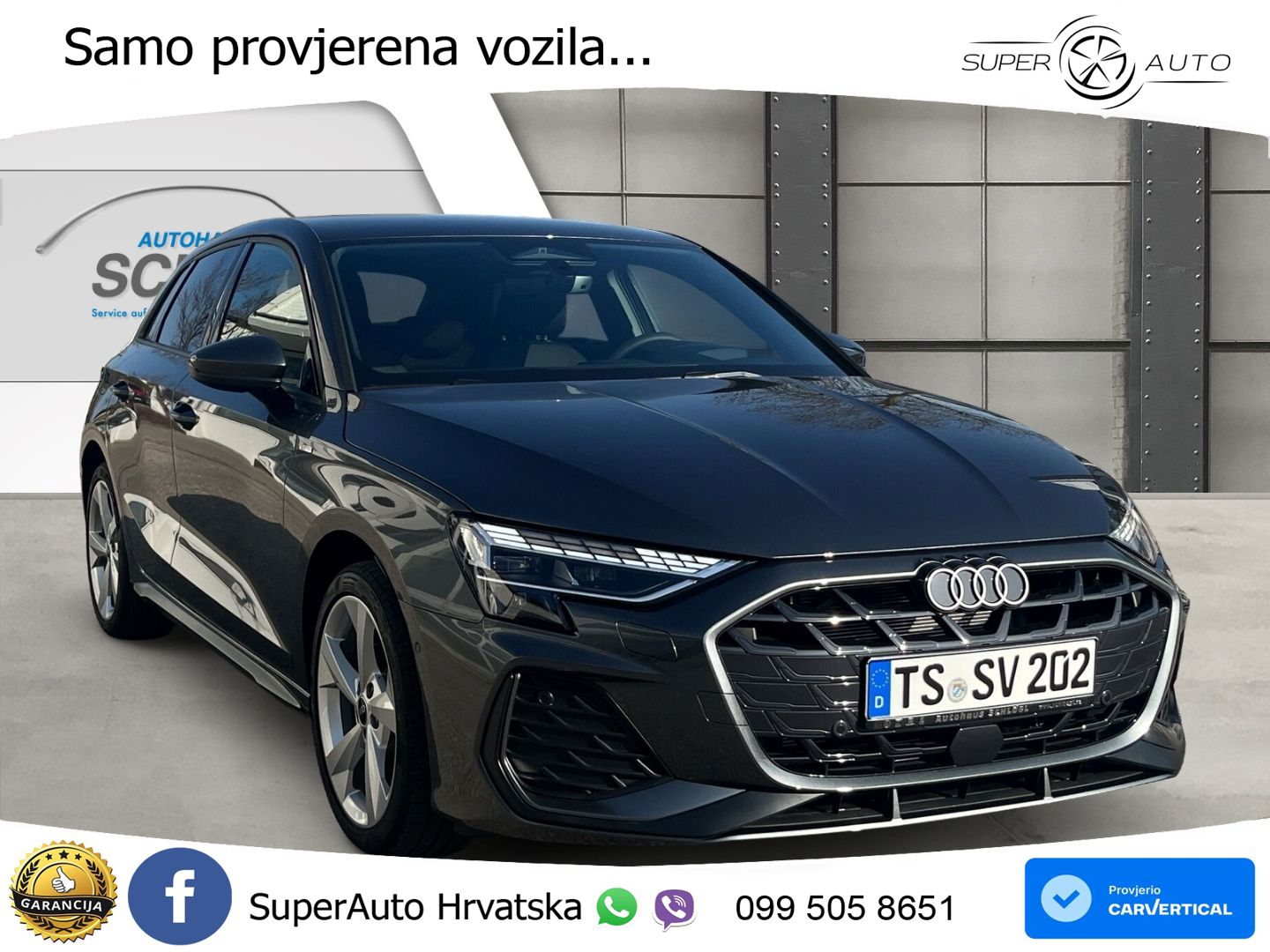 Audi A3 Sportback 40 TFSI (204 KS) quattro S tronic S line