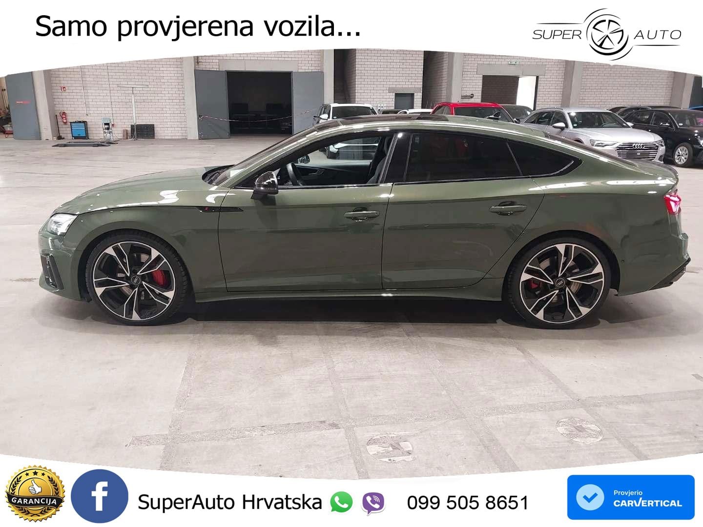 Audi A5 Sportback 45 TFSI (265 KS) quattro S tronic 2x S line LED+GR SJED+ACC